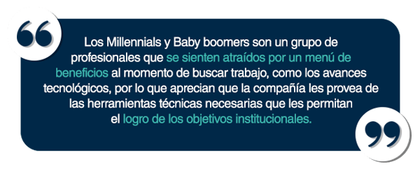 Sistema de compensaciones y retención para millennials y baby boomers_quote