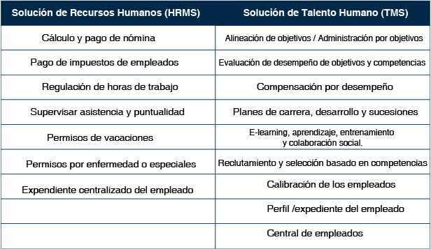 Procesos que cubre Talento Humano 